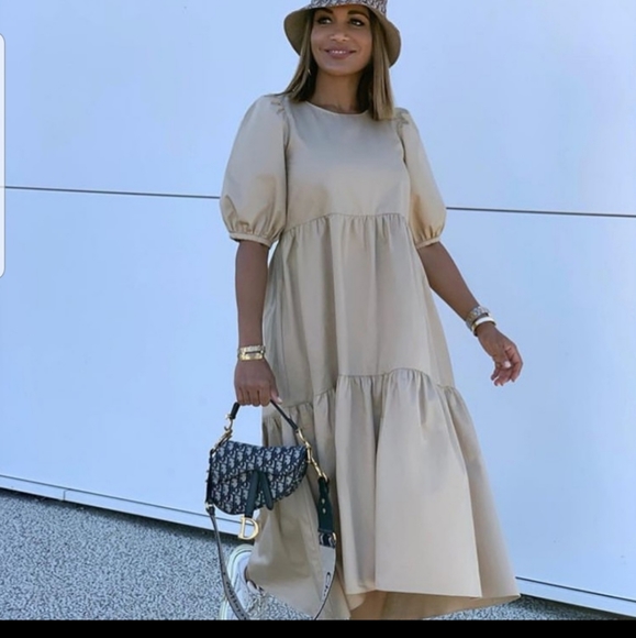 Zara Puff Sleeve Dress, Size XS - Picture 8 of 14